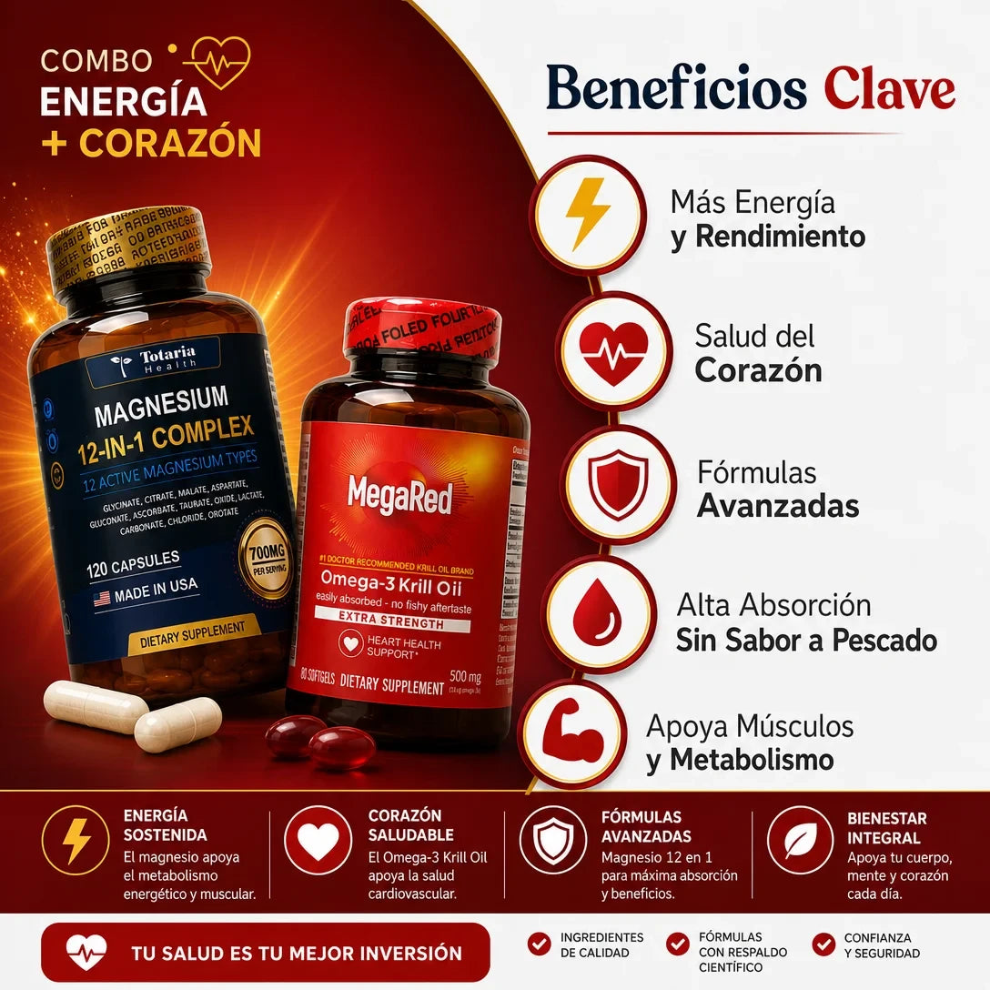 COMBO MEGARED + MAGNESIO 12 EN 1