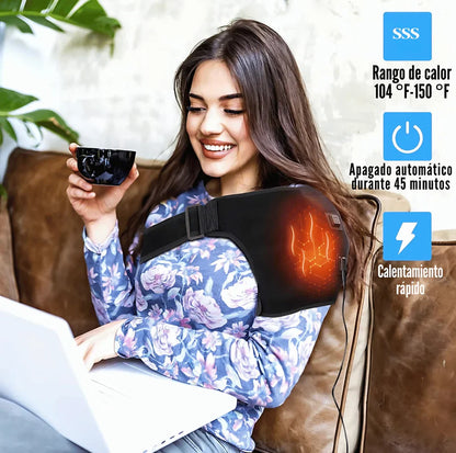 HOMBRERA DE MASAJE Y CALOR