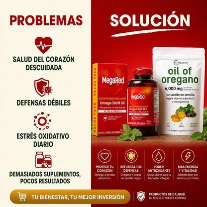 COMBO MEGARED Y OIL OREGANO