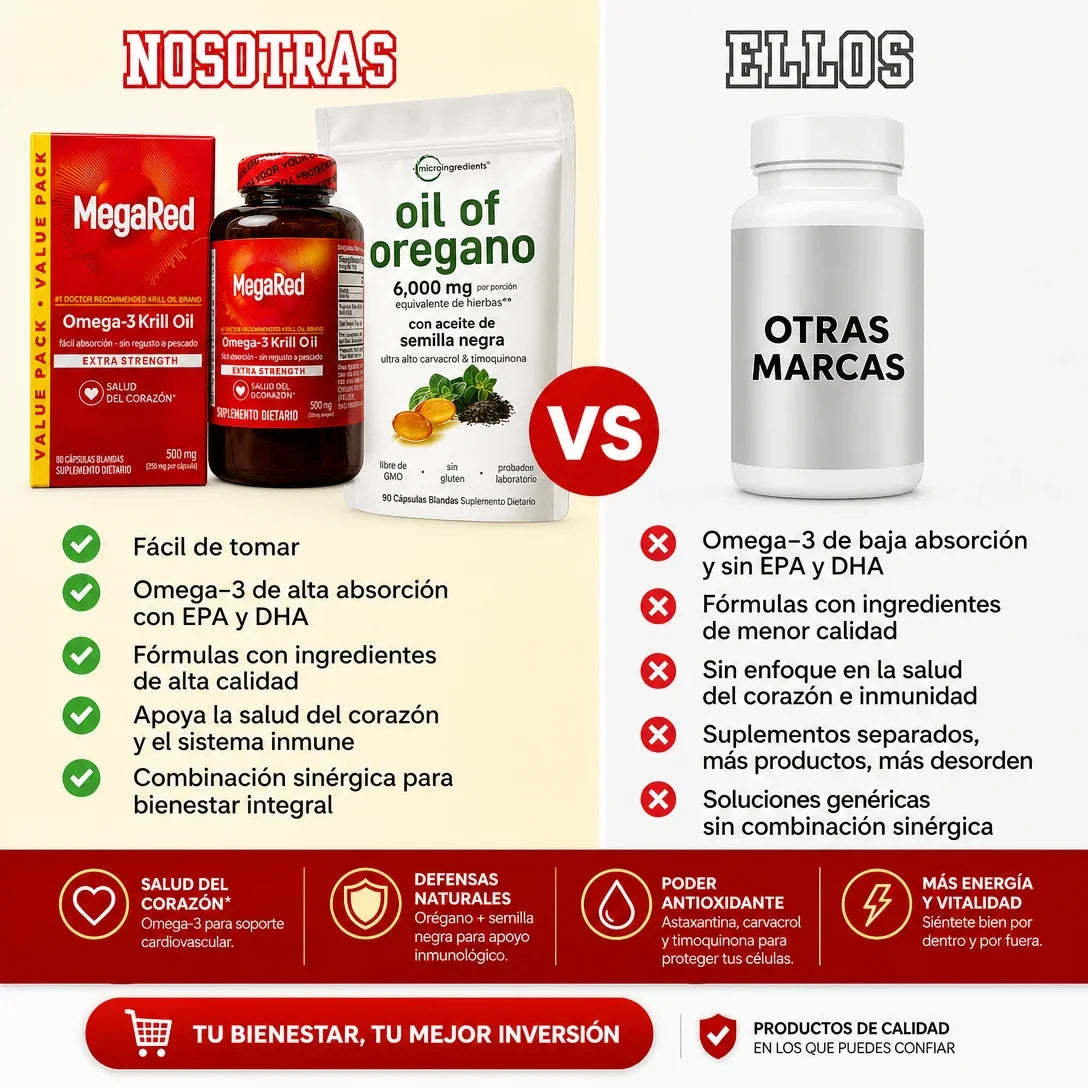 COMBO MEGARED Y OIL OREGANO