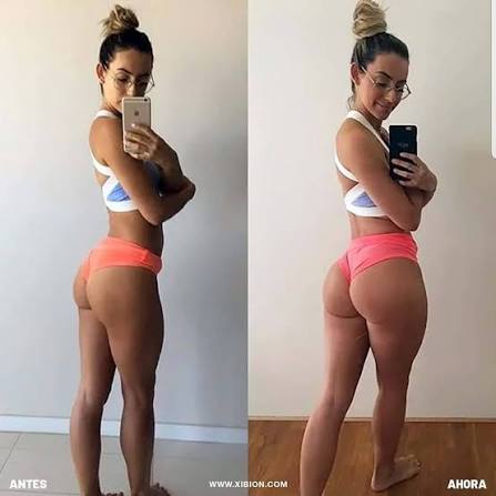 Hola! Las chicas del gym me preguntan qué estoy tomando porque el aumento de mis glúteos ha sido brutal en estos dos meses 👌